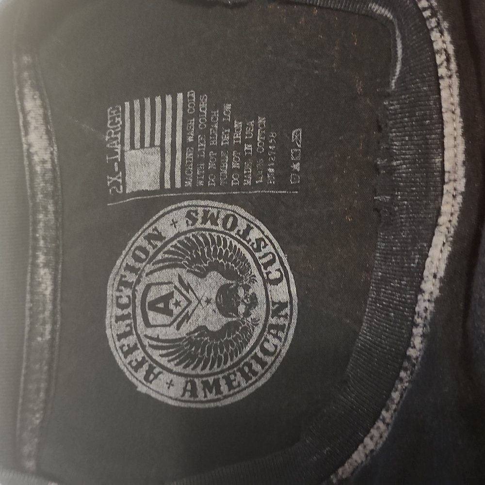 American affliction custom t shirt short sleeve - Picture 11 of 11